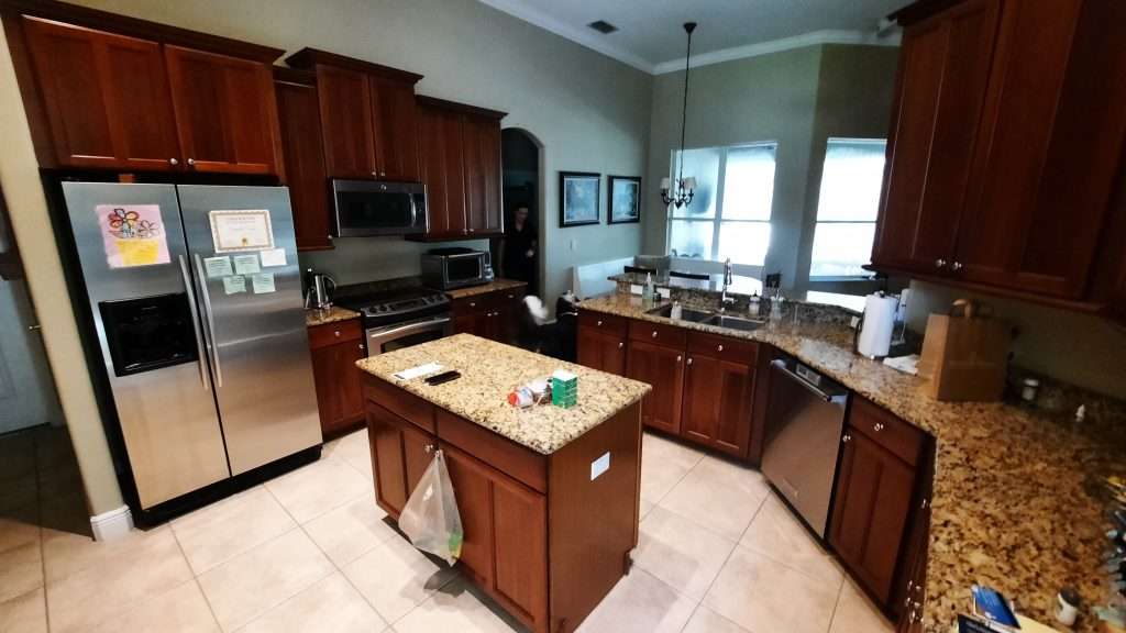 cabinet refinishing windermere fl before dark cherry.jpg Windermere Windermere's Trusted Cabinet Refinishing Experts
