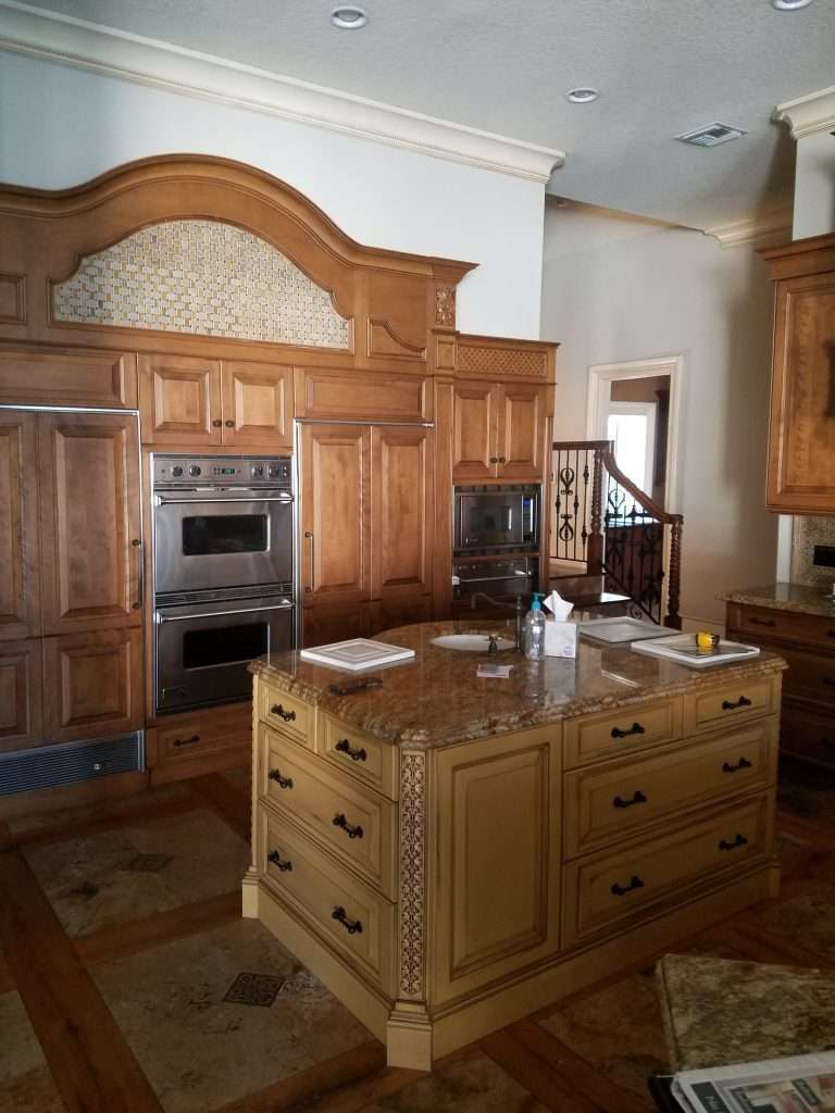cabinet refinishing windermere fl lake butler sound before honey maple.jpg Windermere Windermere's Trusted Cabinet Refinishing Experts