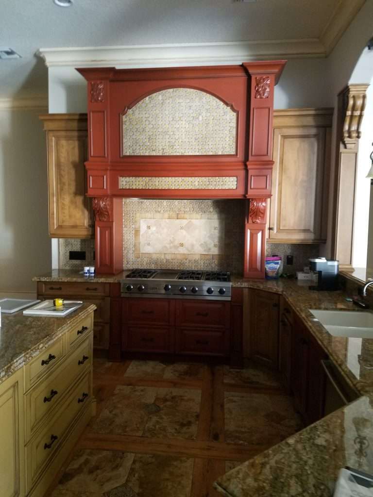 cabinet refinishing windermere fl lake butler sound before terracotta hood.jpg Windermere Windermere's Trusted Cabinet Refinishing Experts